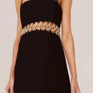 Alexis Gaudy Golden Ring Crepe Mini Dress